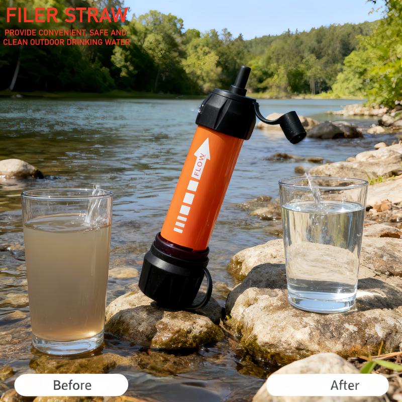 Water Purification Straw - Purificador de água portátil de emergência