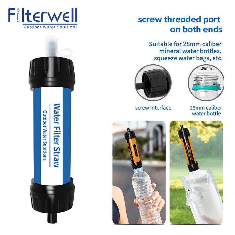 Water Purification Straw - Filterwell filtro de acampamento palha água