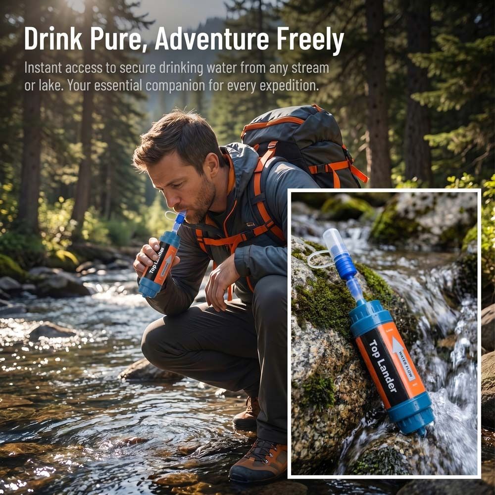 Mini Filtro Purificador de Águ - Water Purification Straw avaliação e preço
