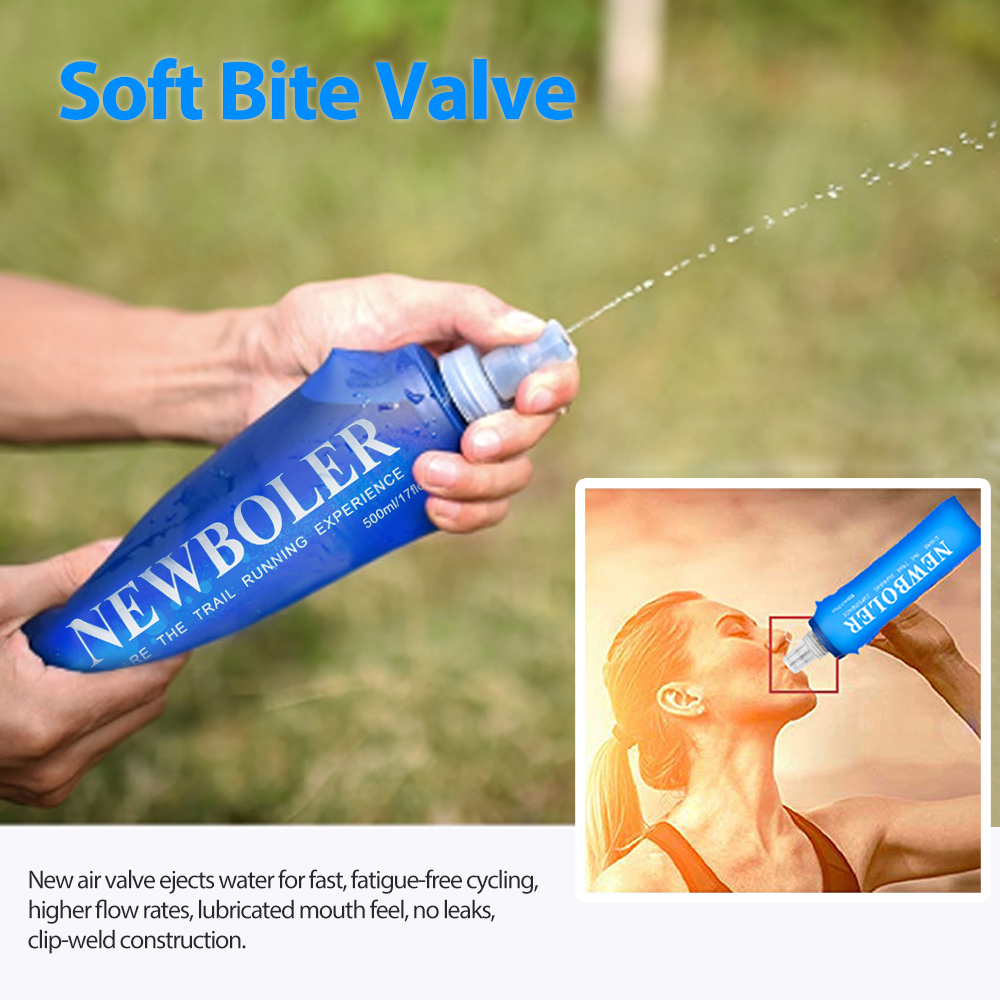 750ml garrafa de água tpu dobr - Water Bag Collapsible avaliação e preço