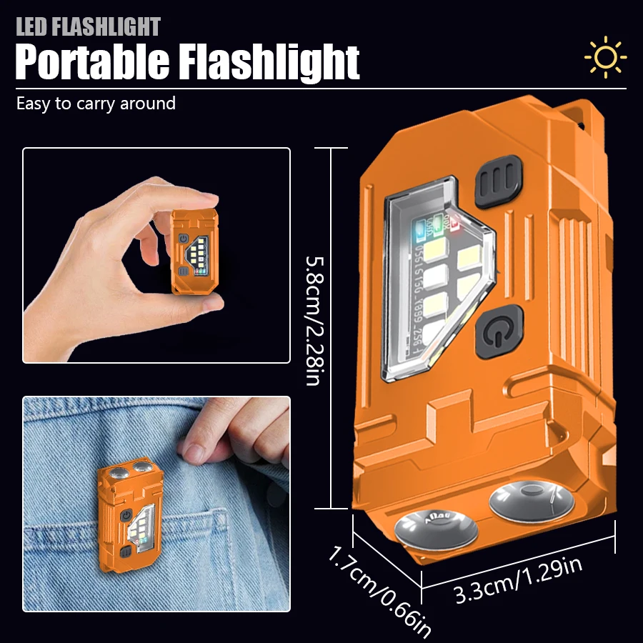 Mini chaveiro edc lanterna rec - Fishing Kit Compact avaliação e preço