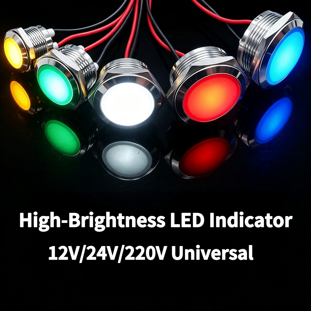 Luz Indicadora LED Metálica 12 - Signal Panel Orange avaliação e preço