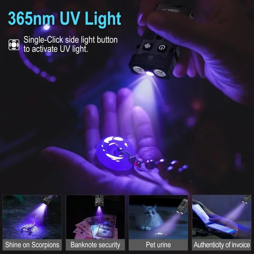 Boruit ev20 1100lm edc uv chav - Fishing Kit Compact avaliação e preço