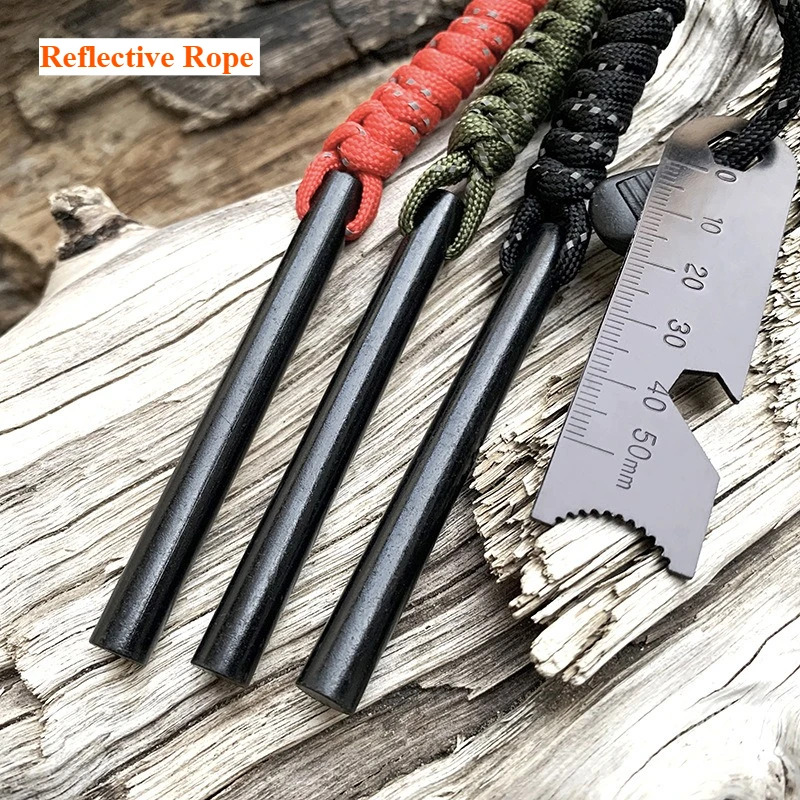 Acendedor de Fogo EDC 3 em 1 B - Magnesium Fire Starter avaliação e preço