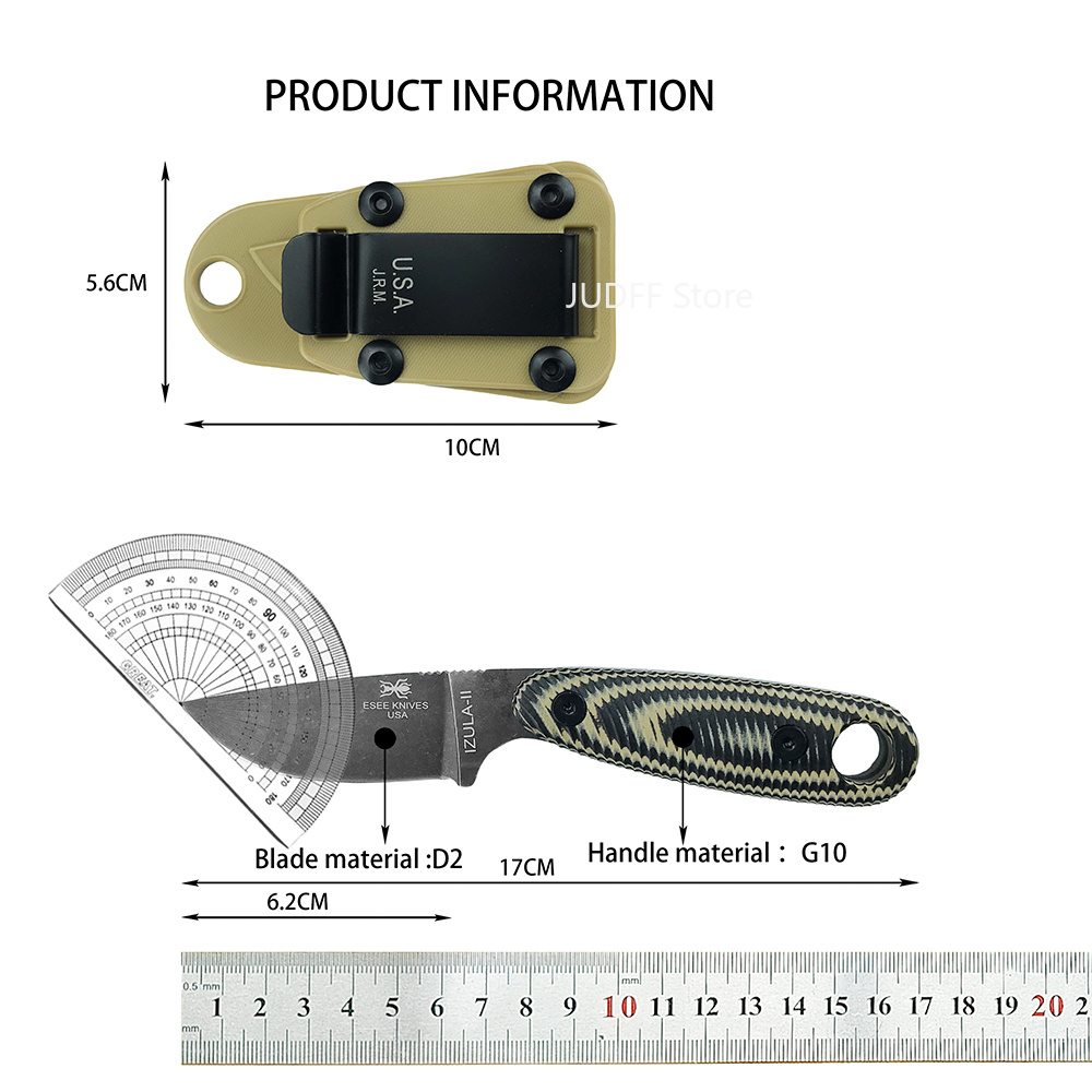 Faca Fixa ESEE IZULA/PACAYA pa - Bushcraft Knife Fixed avaliação e preço
