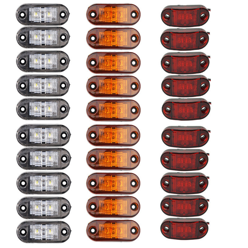 10 PCS Luzes de Advertência LE - Signal Panel Orange avaliação e preço