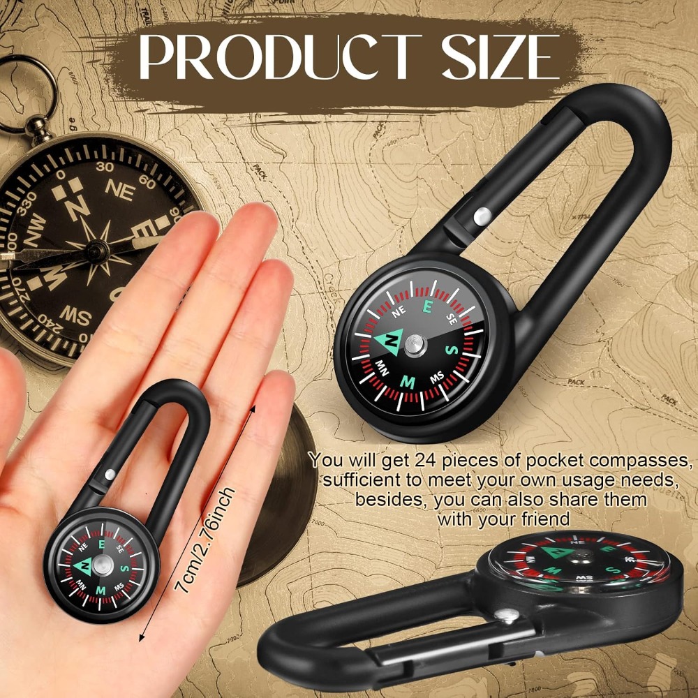 6-50 Peças Mini Bússola Magnét - Compass Lensatic avaliação e preço